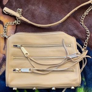 Rebecca Minkoff nude beige crossbody bag